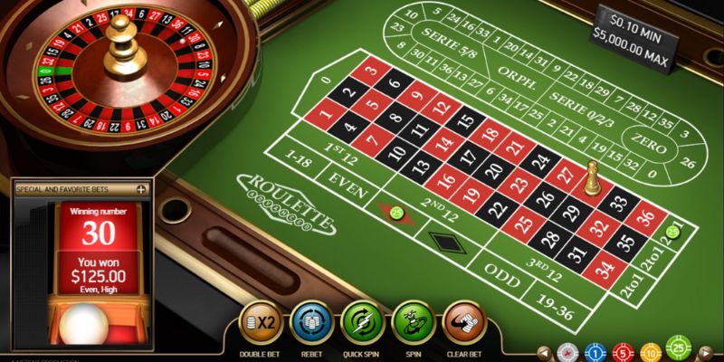 Cách đặt cược Roulette 23Win